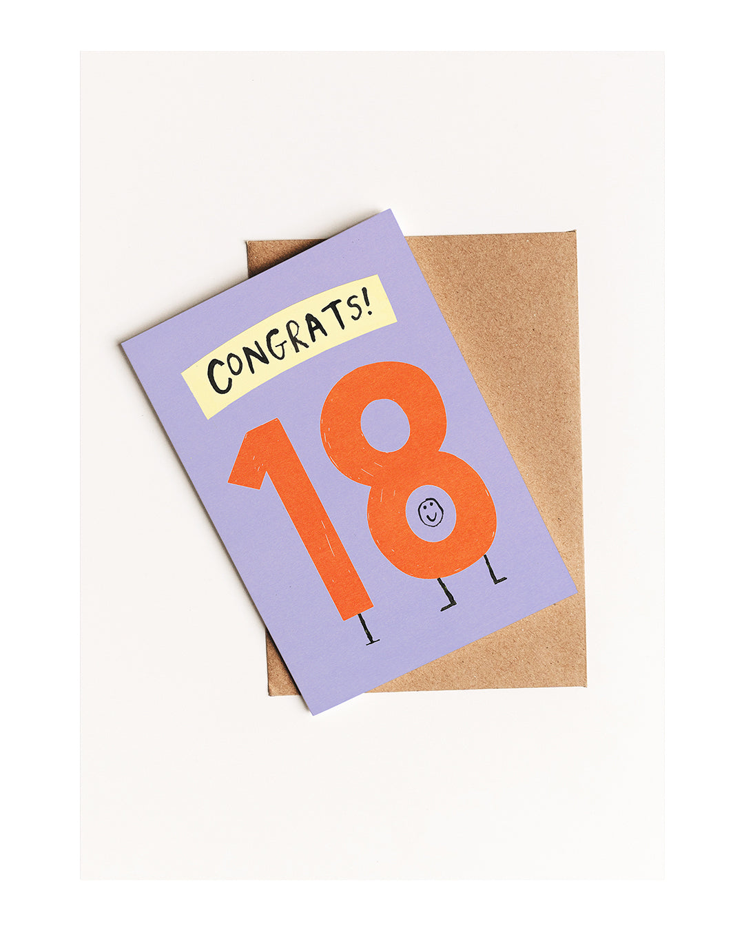 HAPPY 18TH BIRTHDAY A6 GREETING CARD