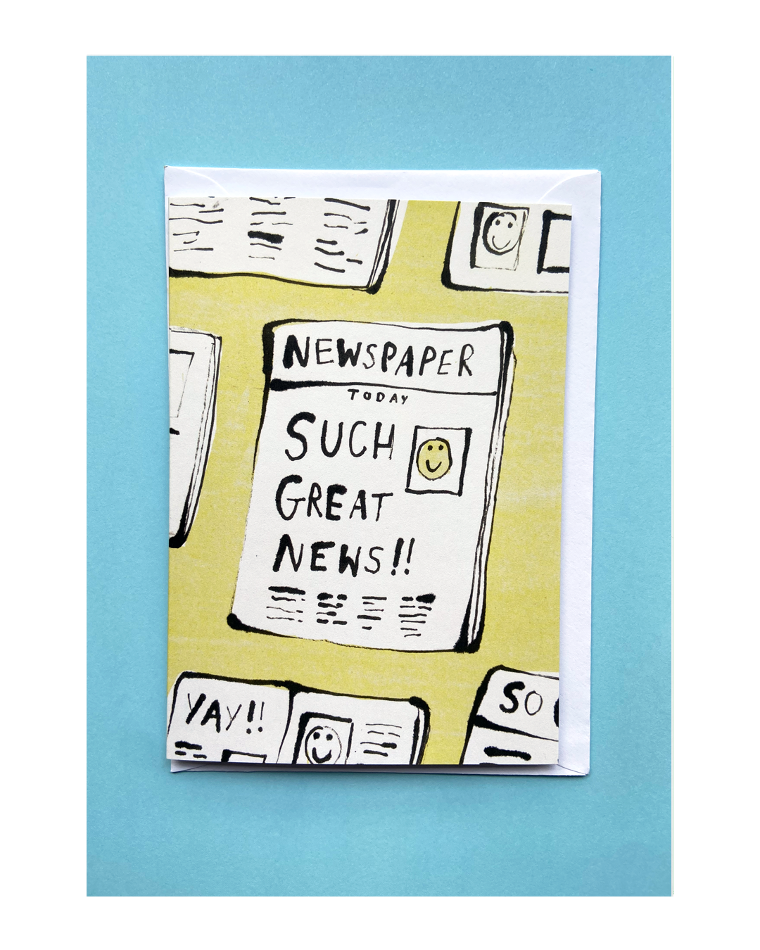 Such Great News! A6 Greeting Card