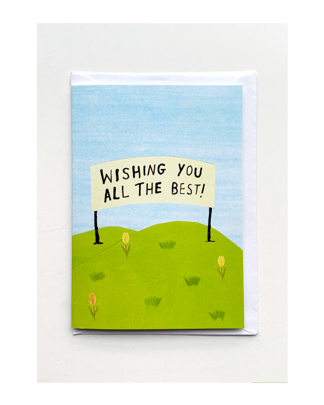 Wishing You All The Best A6 Greeting Card