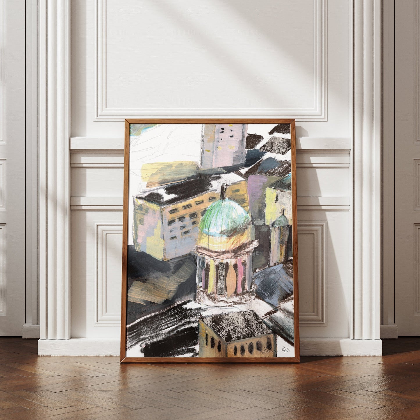Belfast City Illustration Print