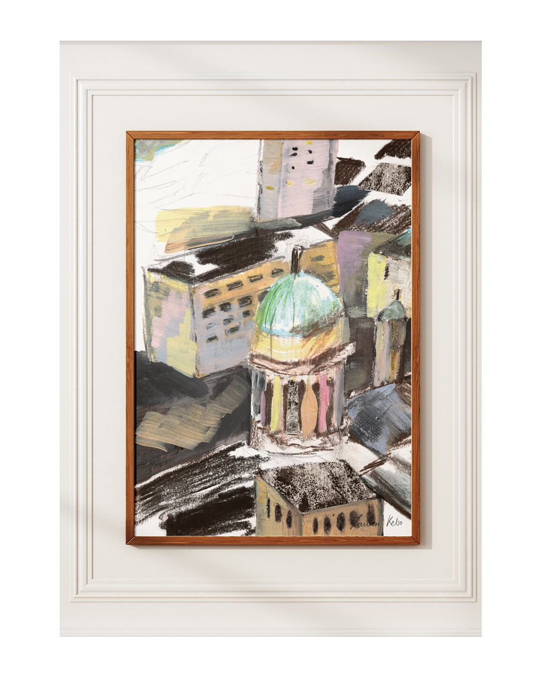 Belfast City Illustration Print