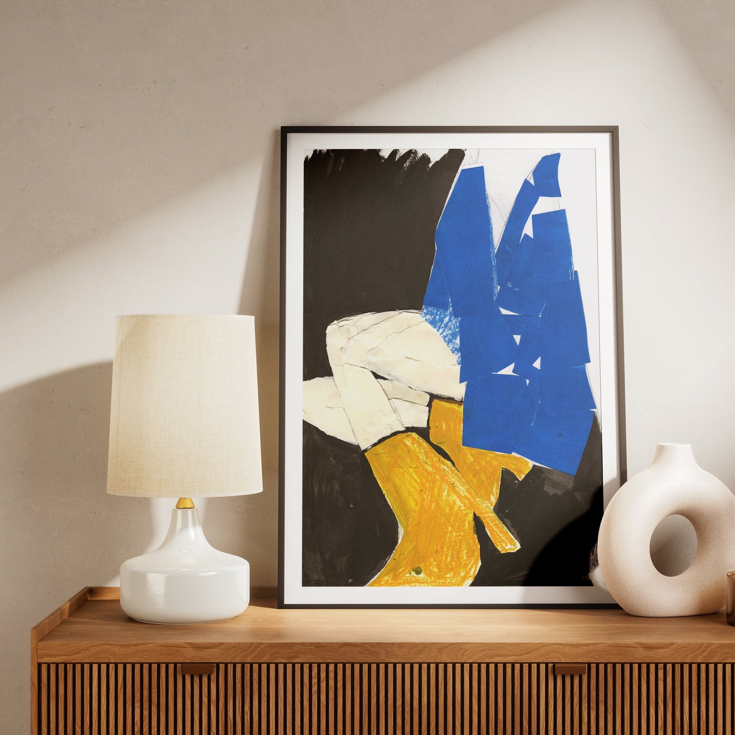 Blue Blazer Illustration Print
