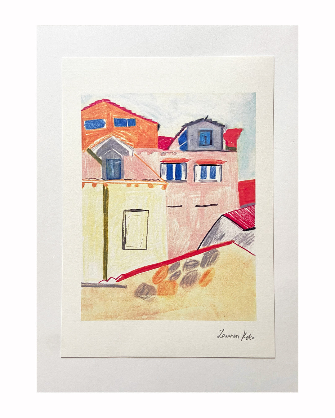 Sunset Rooftops Print