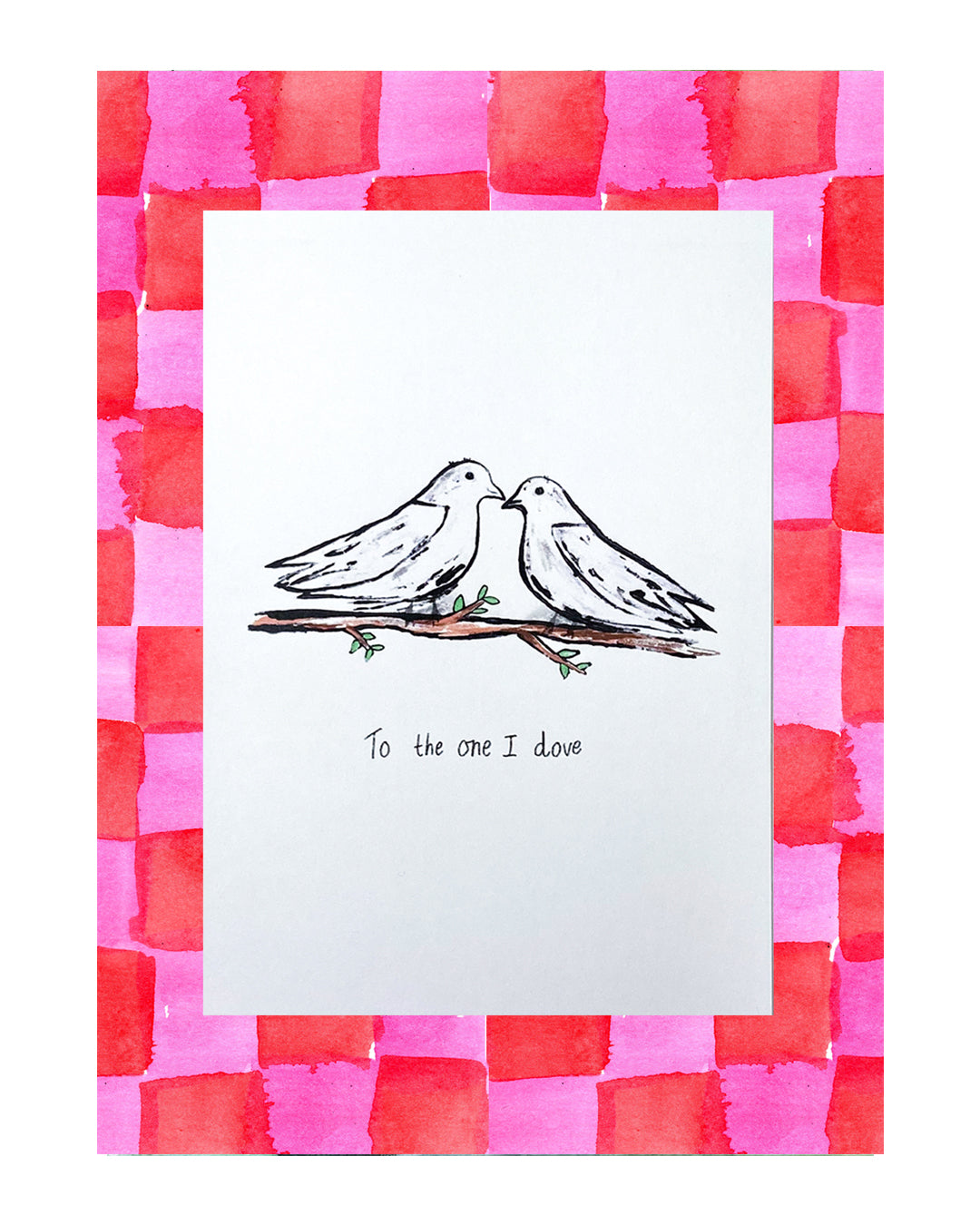 To The One I Dove A6 Greeting Card