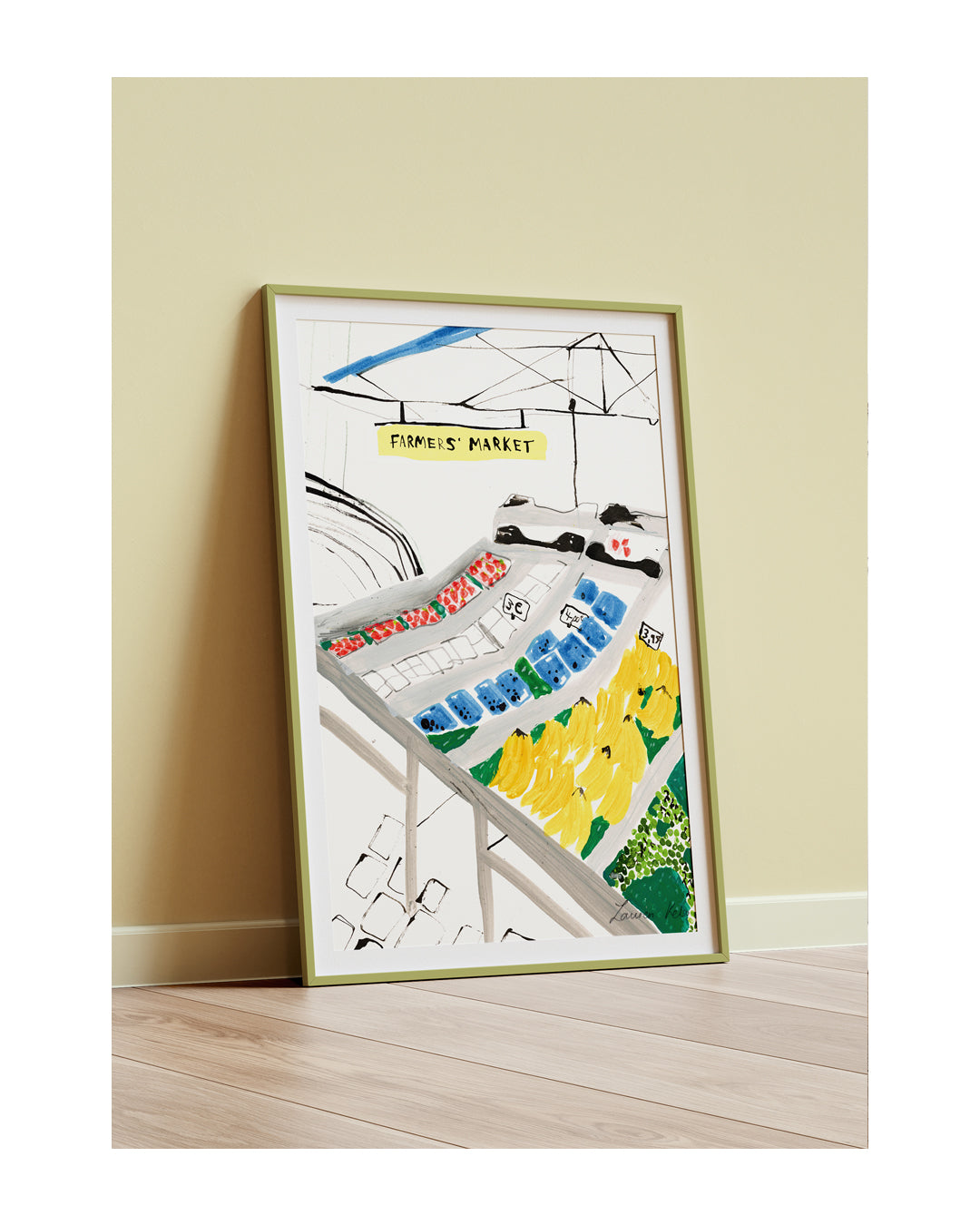 'FARMERS' MARKET' PRINT