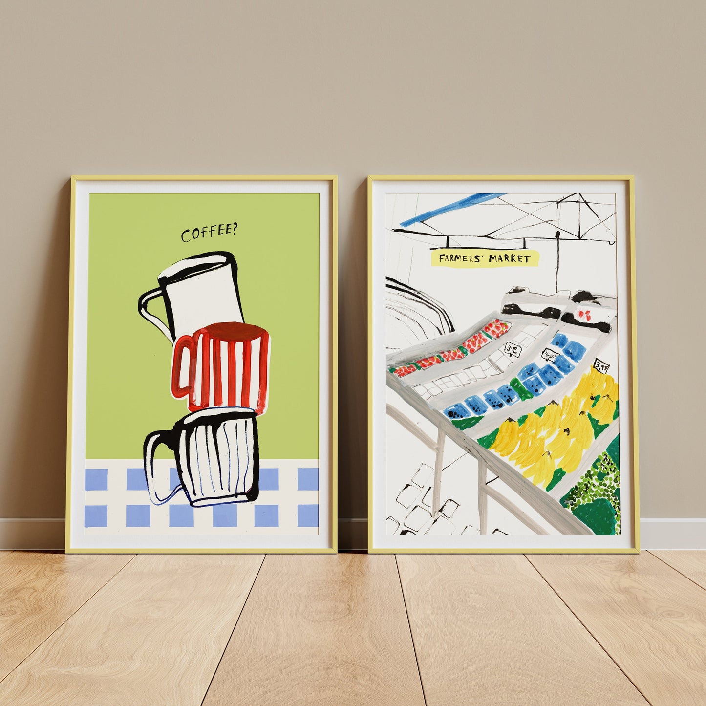 'FARMERS' MARKET' PRINT