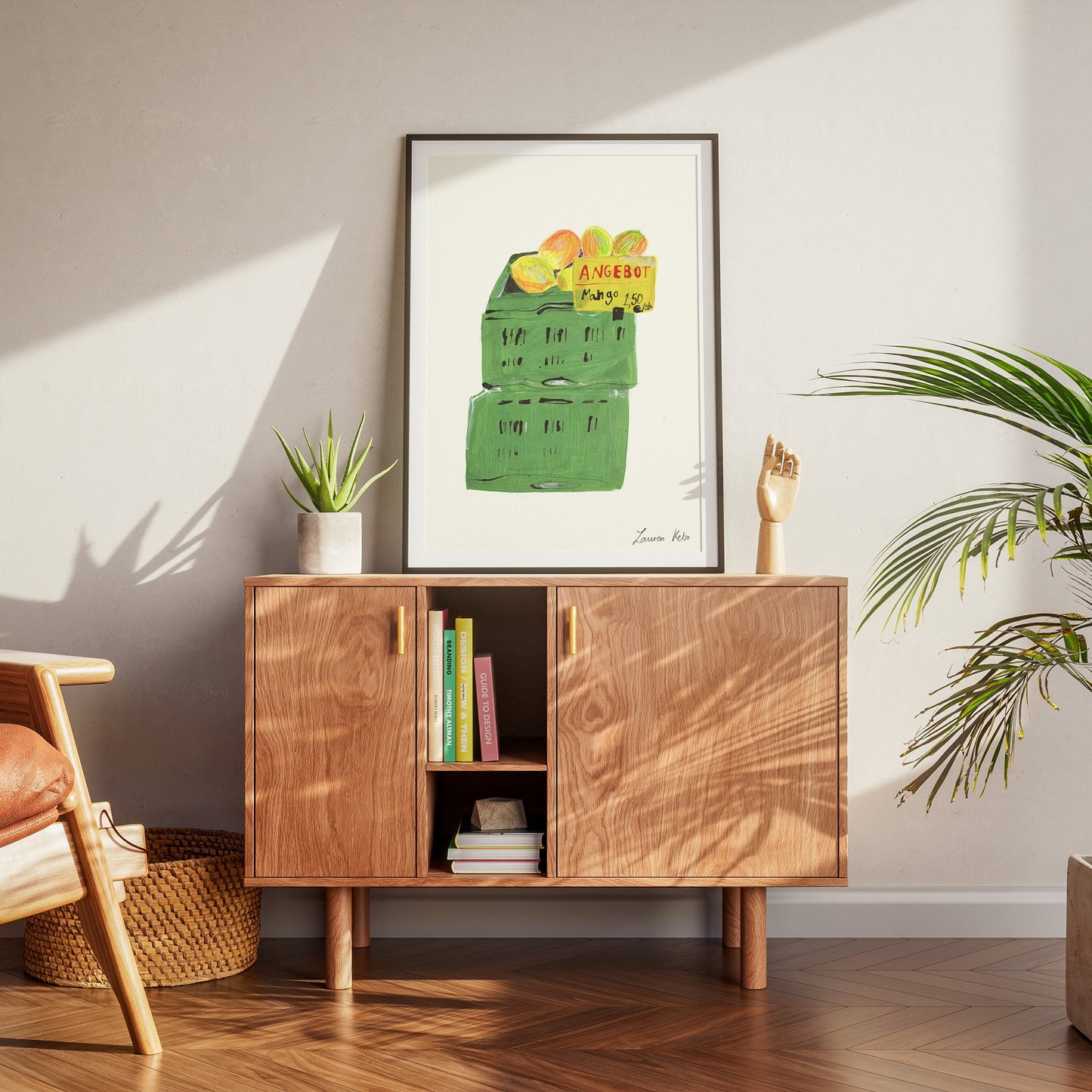 German Mangoes Illustration Print