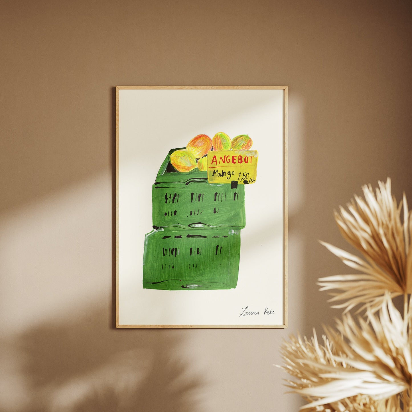 German Mangoes Illustration Print