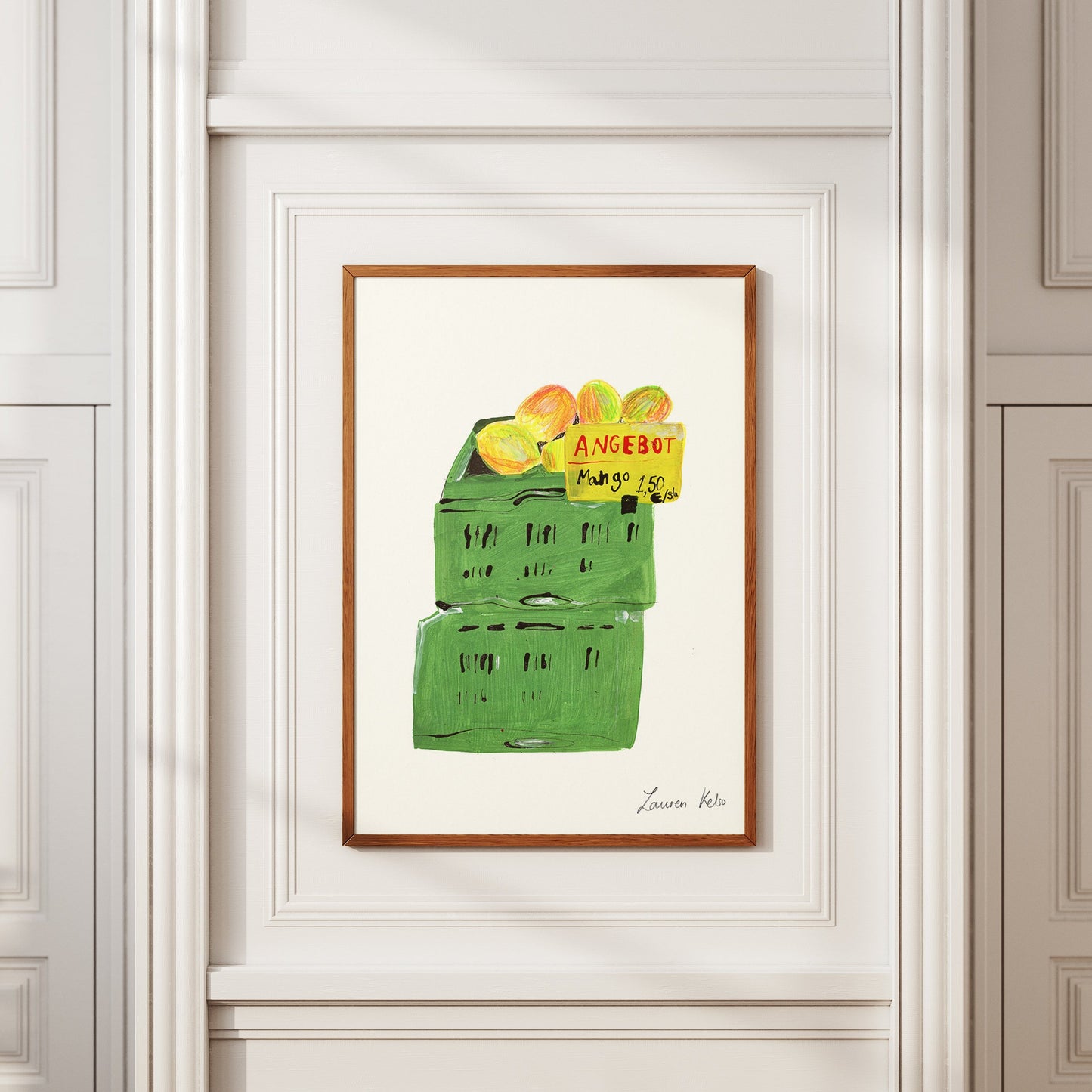 German Mangoes Illustration Print