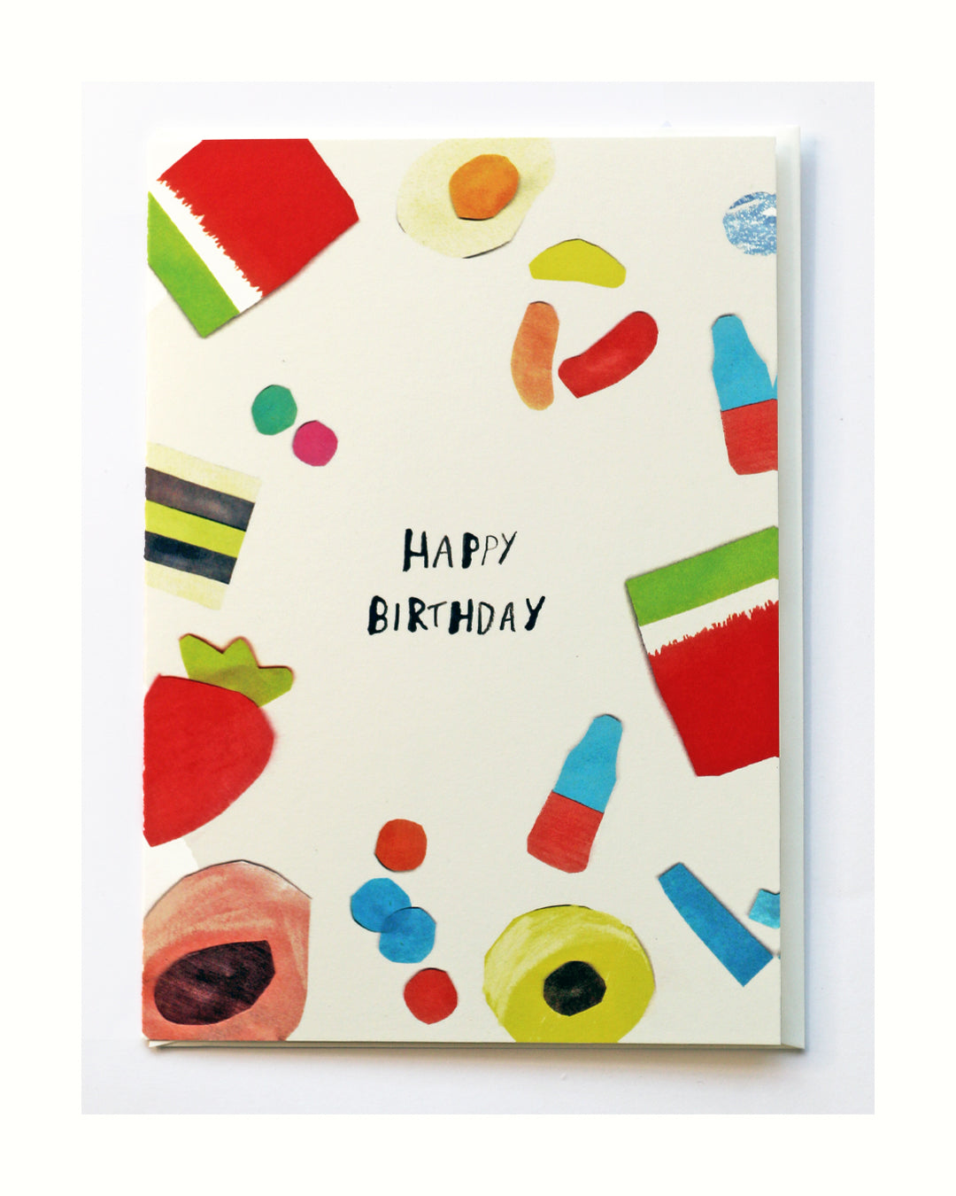 Happy Birthday Illustrated A5 Greeting Card
