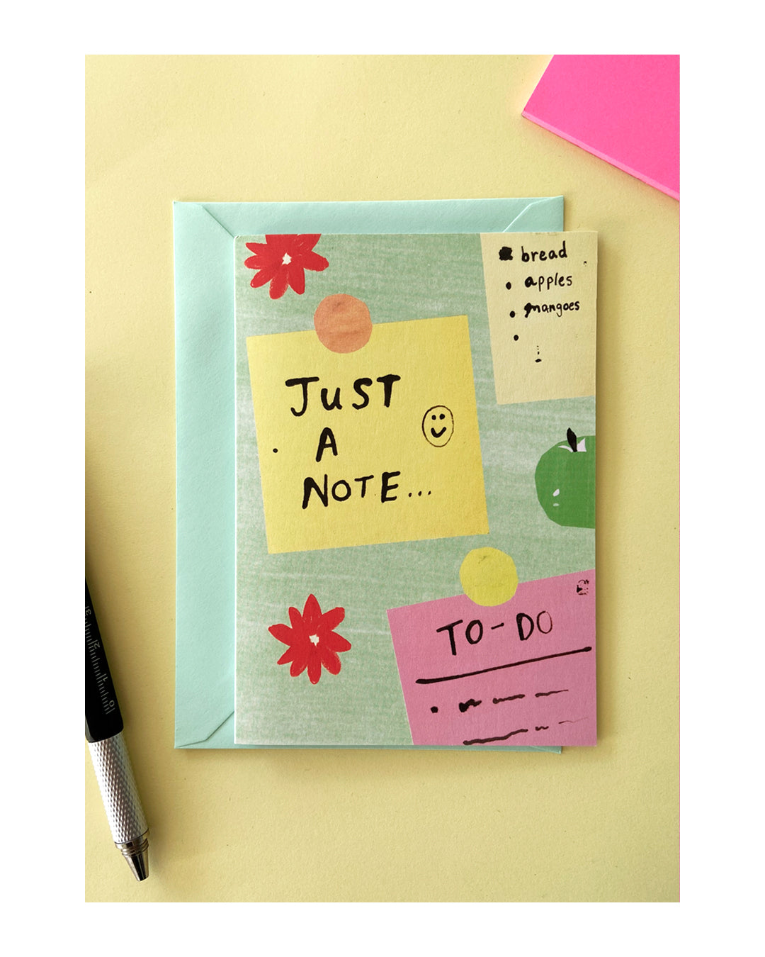 JUST A NOTE A6 CARD