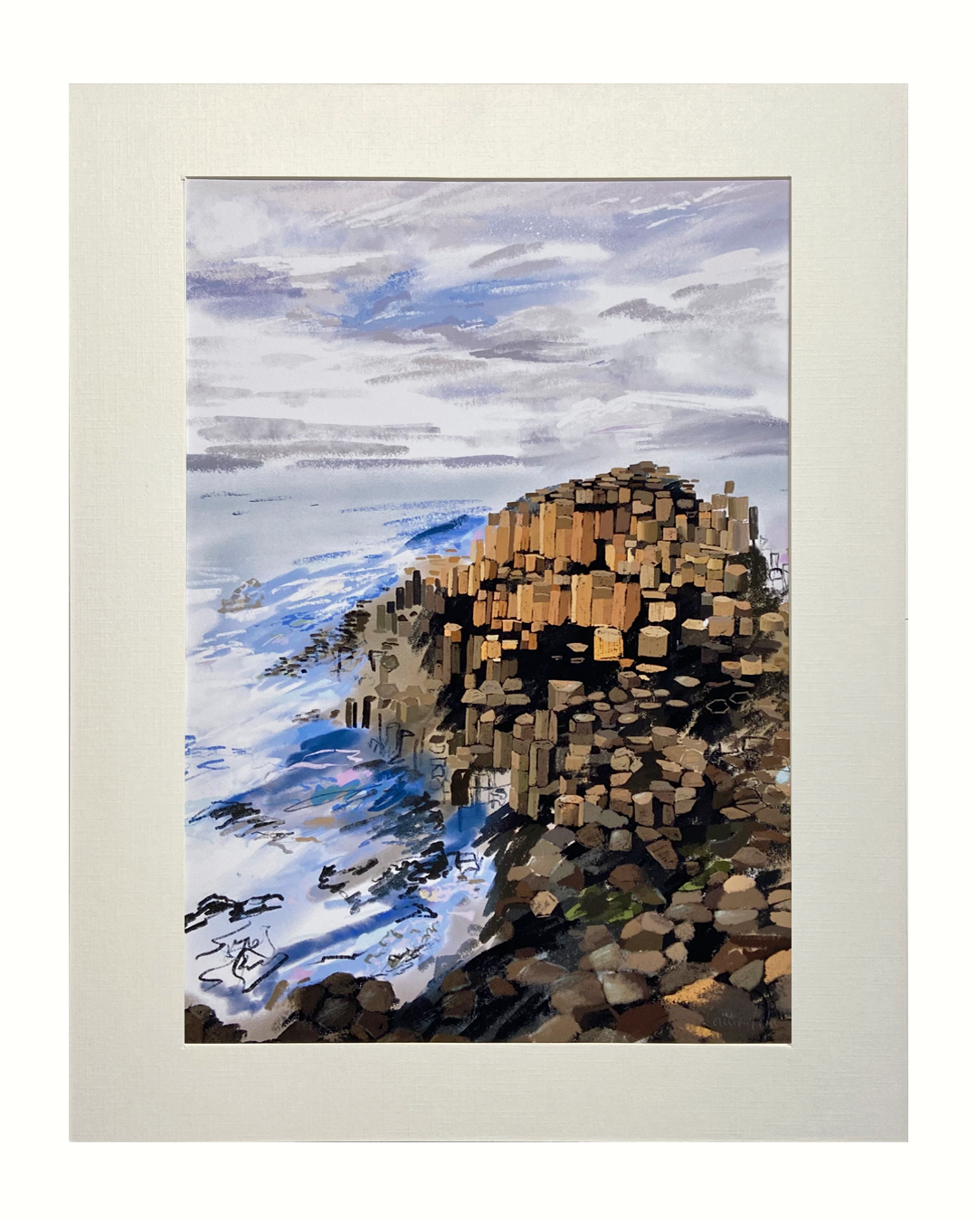Giant's Causeway Illustration Print