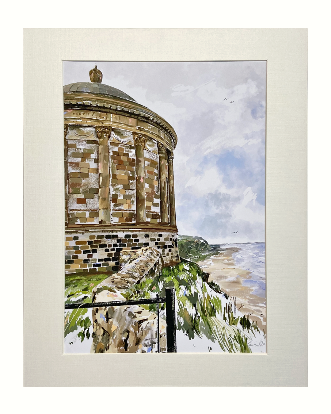 Mussenden Temple Illustration Print