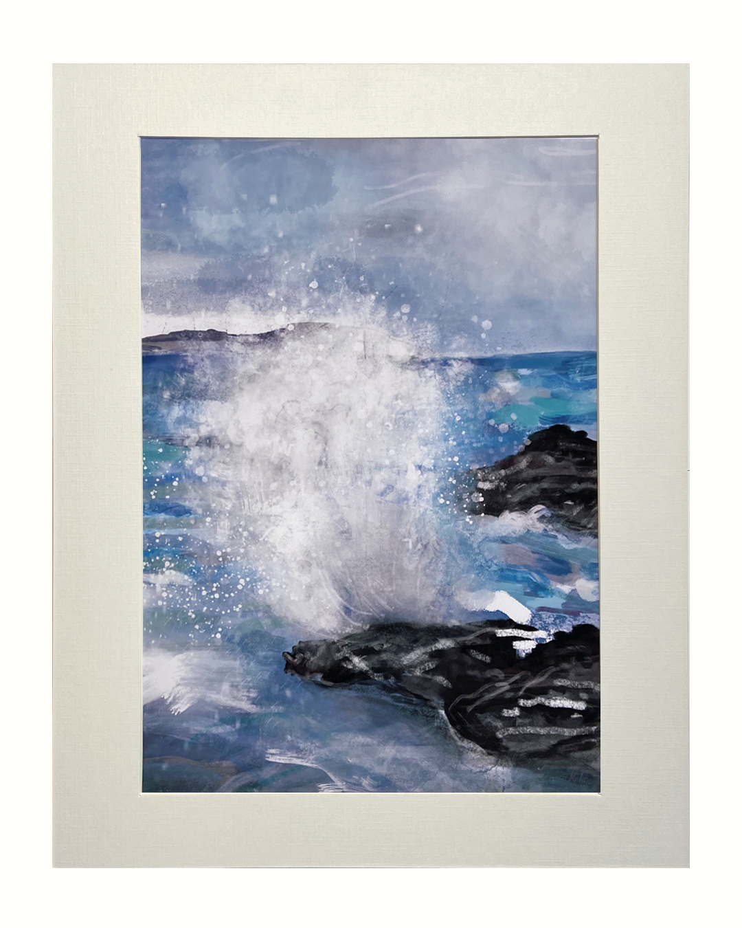 Sea Spray Illustration Print