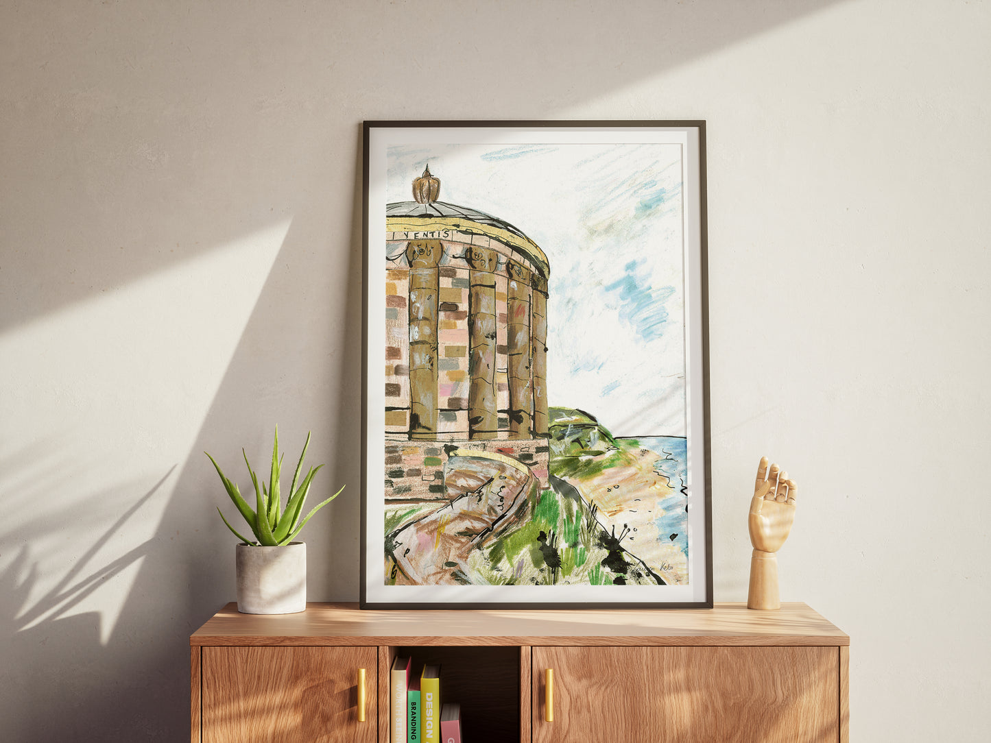 Mussenden Temple A4 Illustration Print