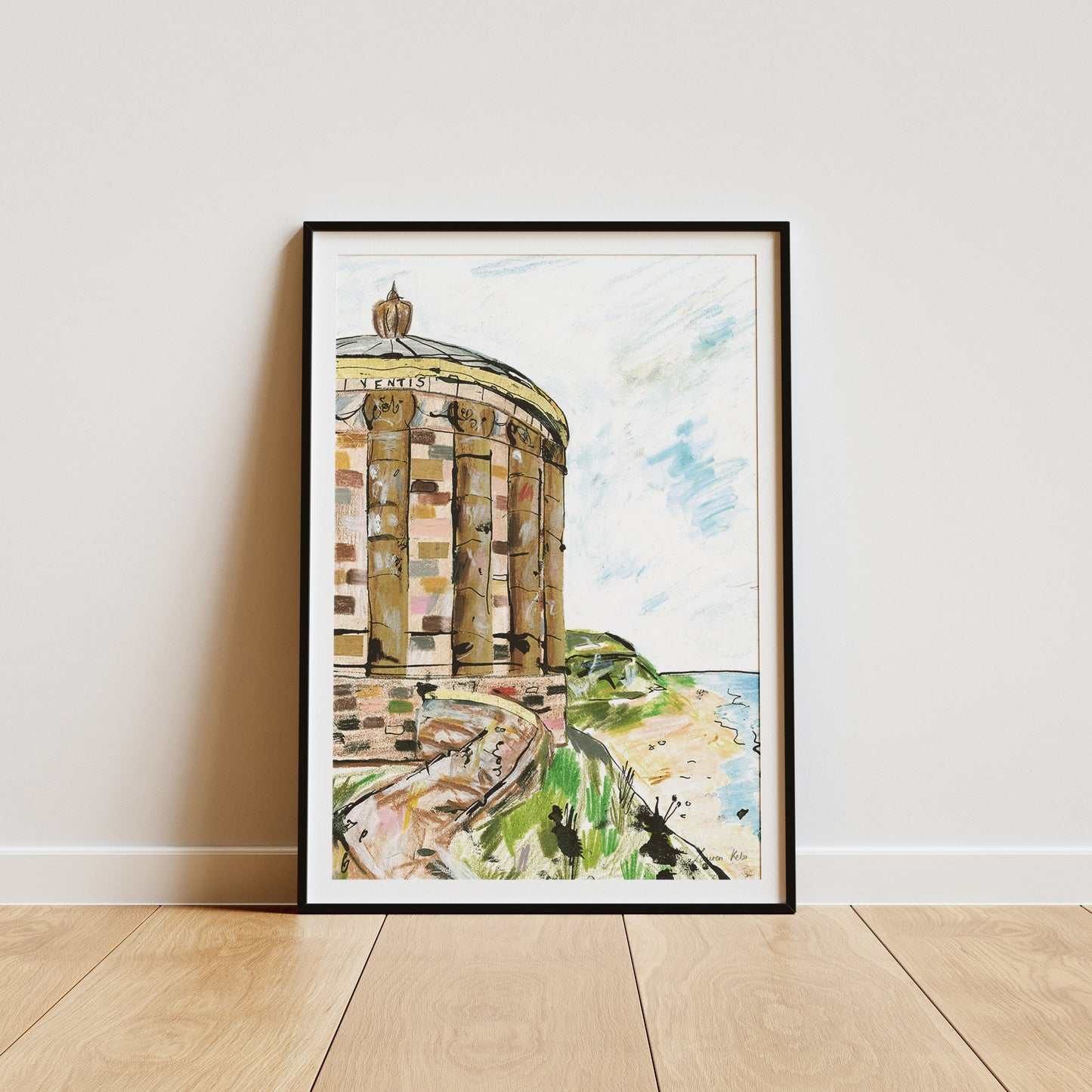 Mussenden Temple Illustration Print