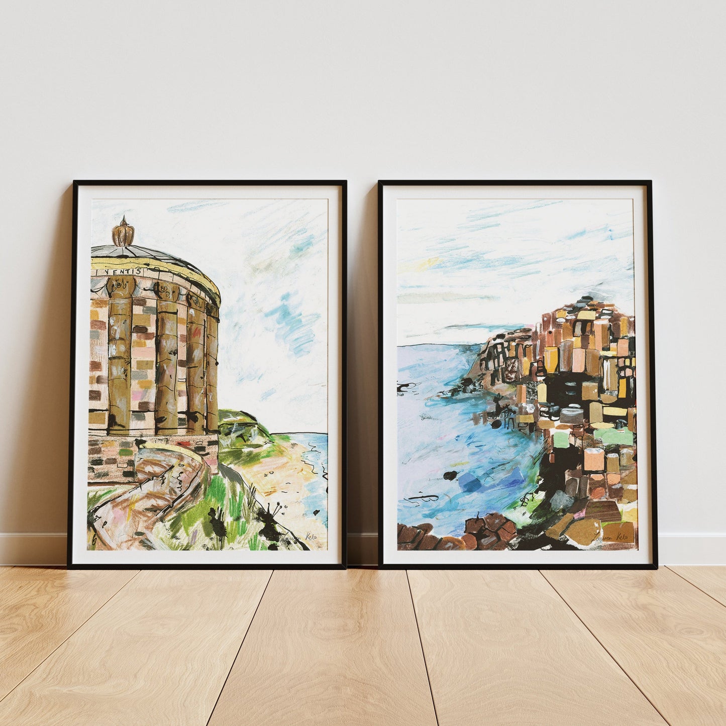 Mussenden Temple Illustration Print