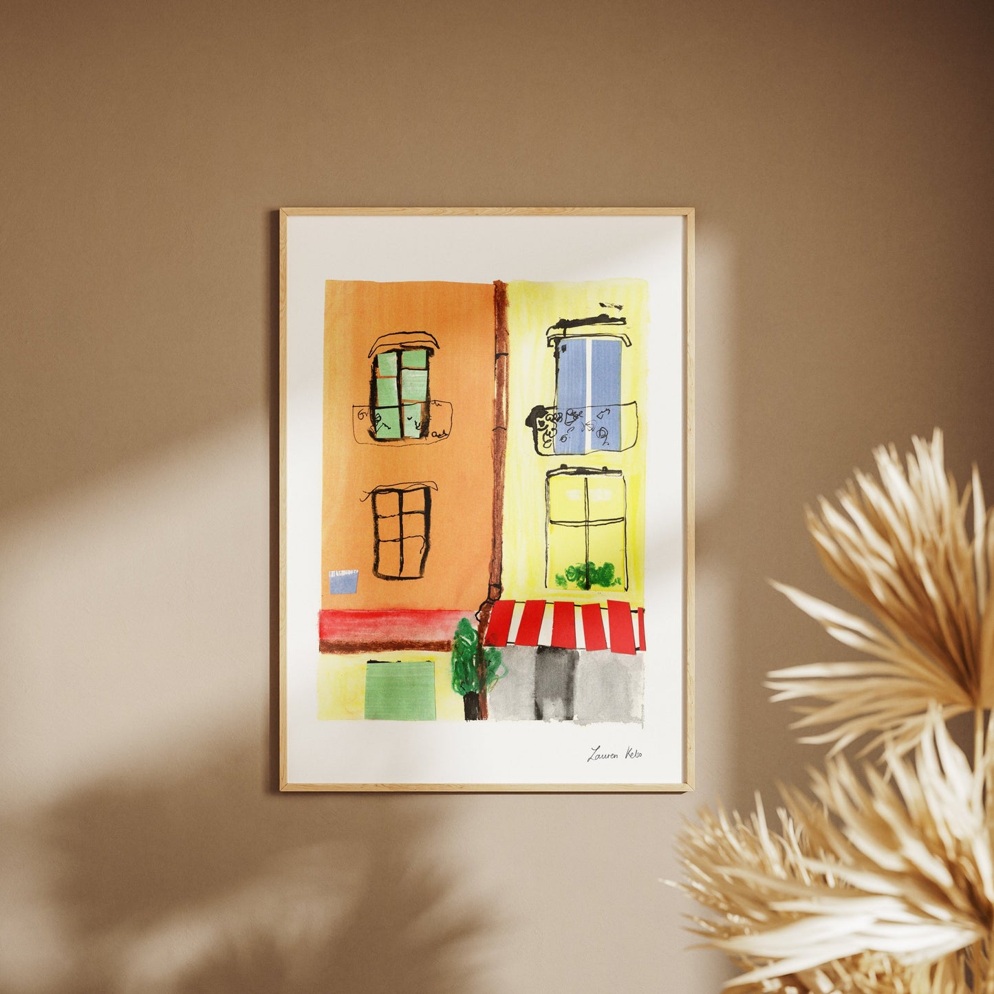 Parisian Street Print