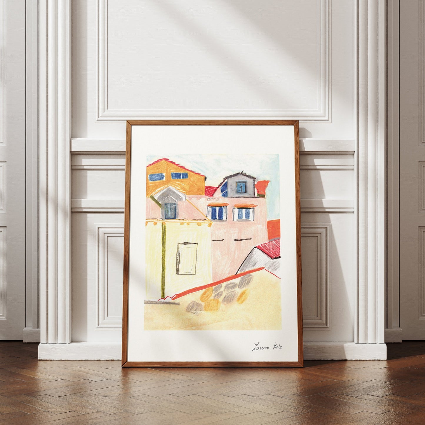 Sunset Rooftops Print