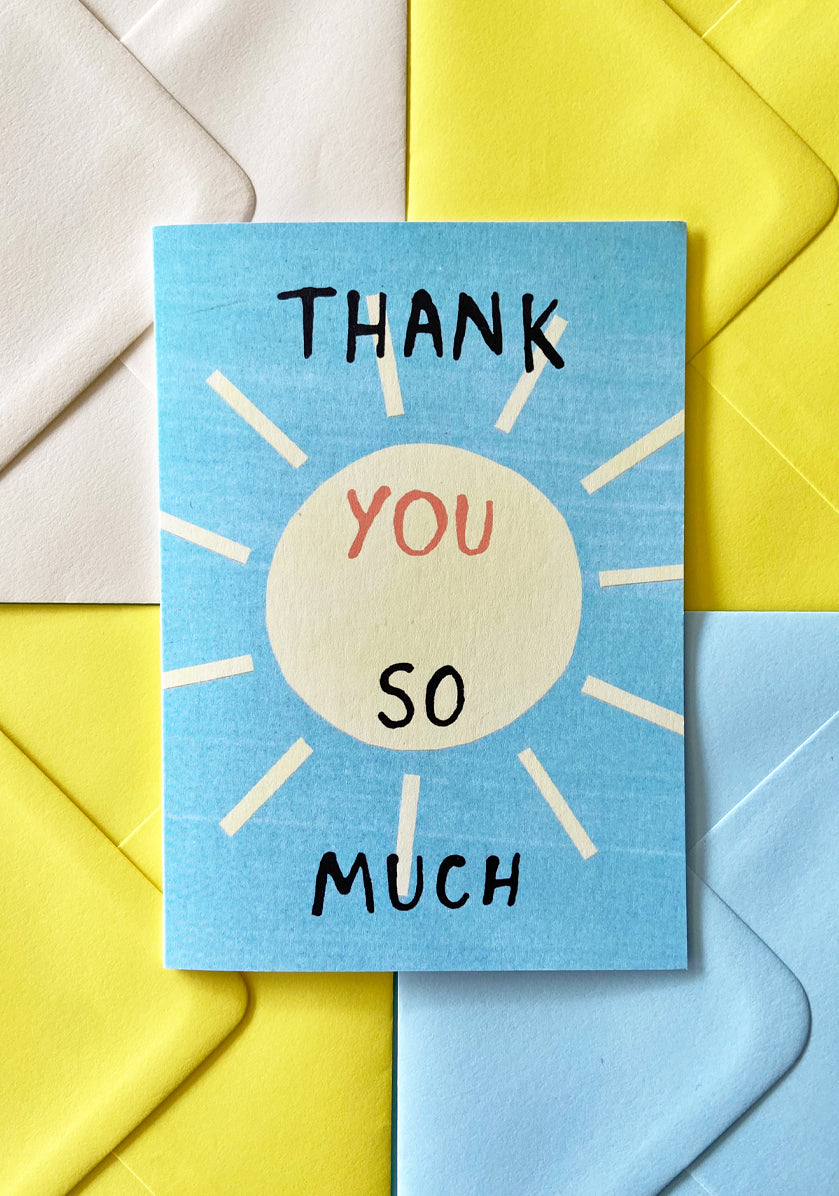 Thank You So Much A6 Greeting Card