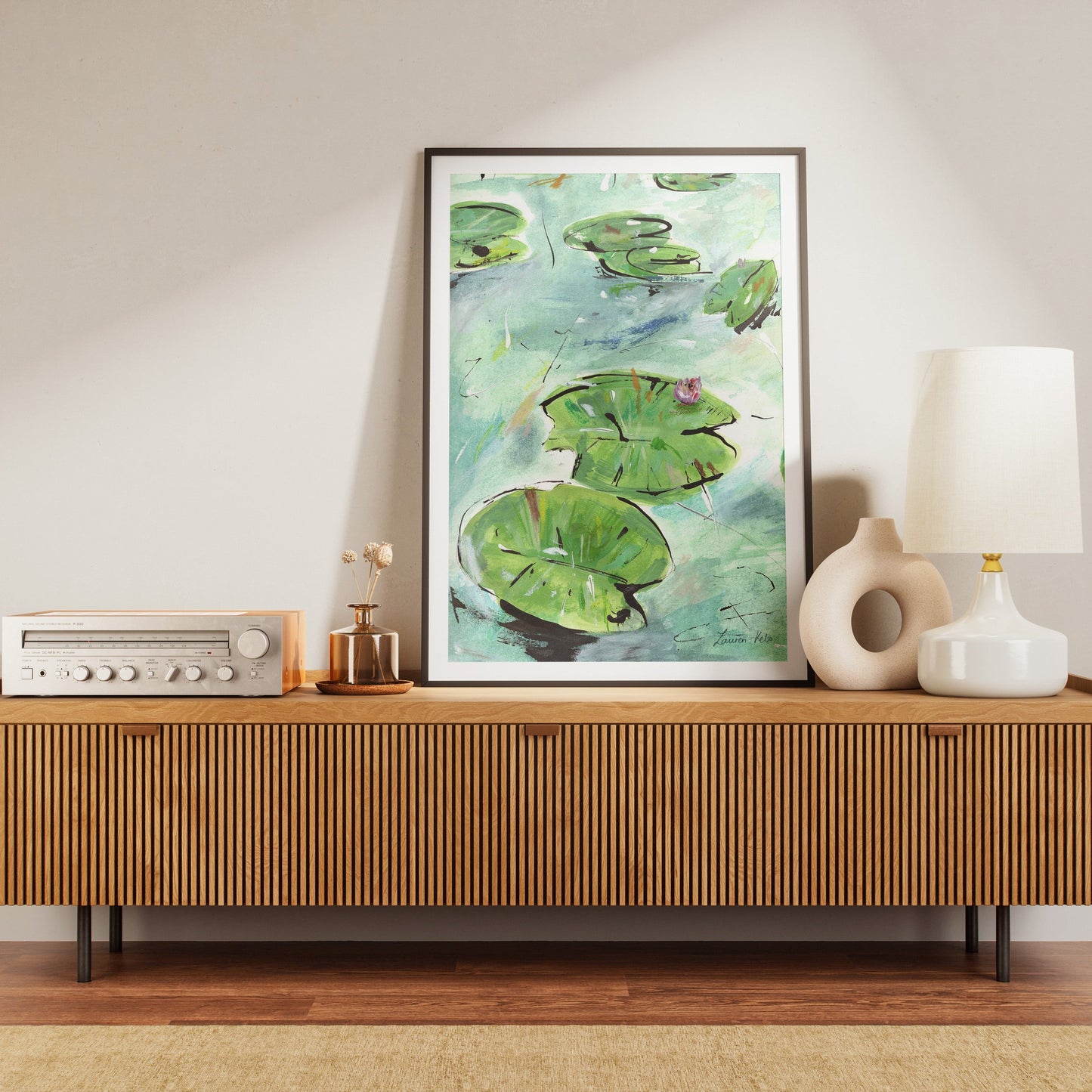 Waterlilies Illustration Print
