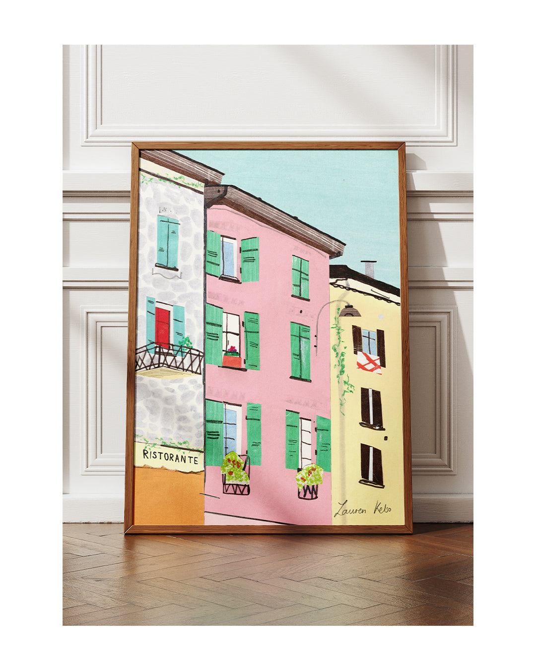 'ITALIAN HOUSES PRINT'