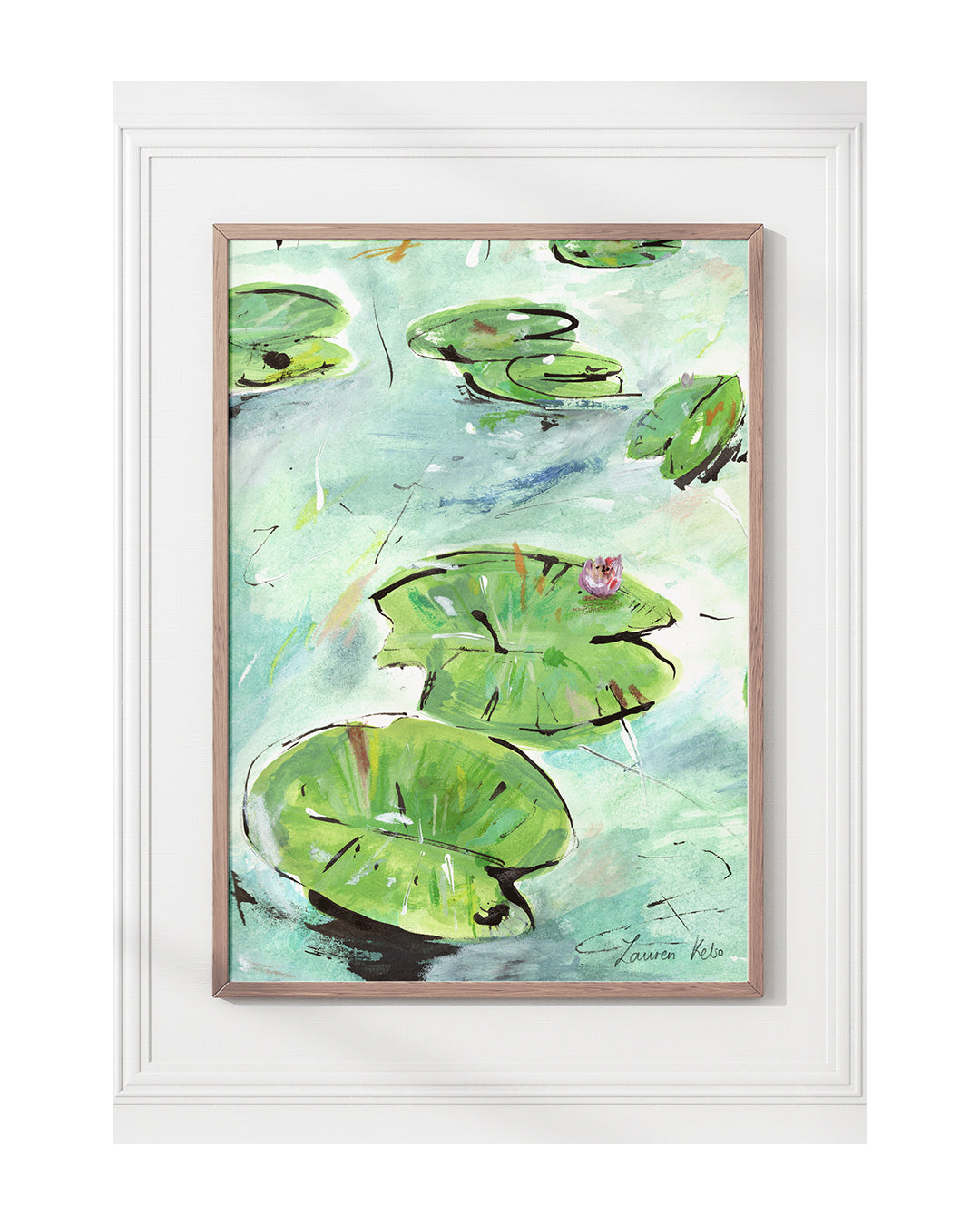 'WATERLILIES' PRINT