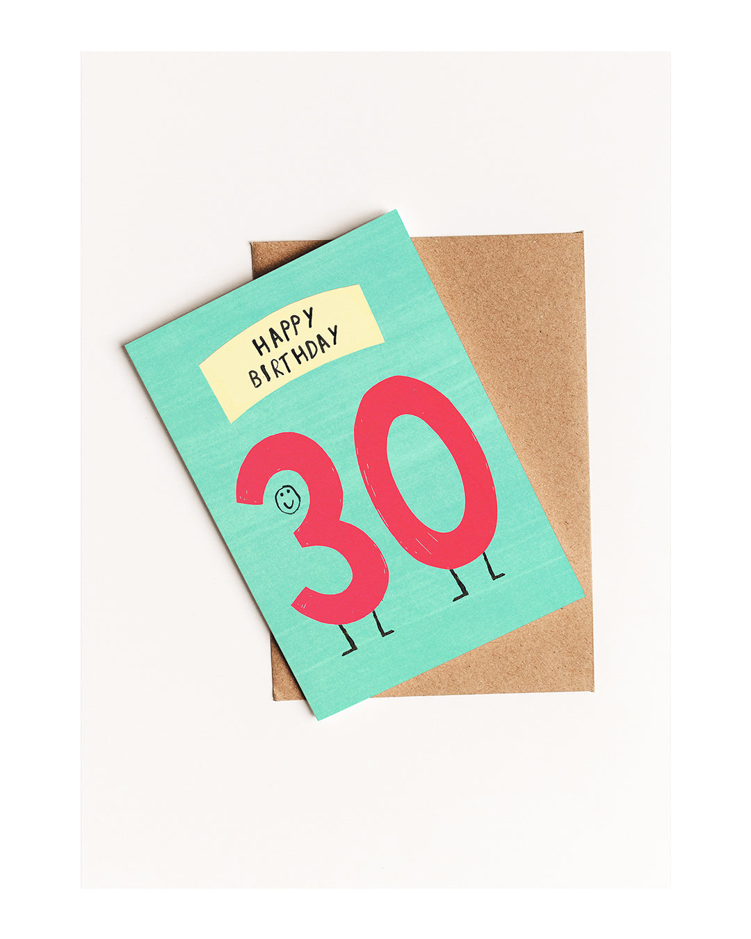 HAPPY 30TH BIRTHDAY A6 GREETING CARD