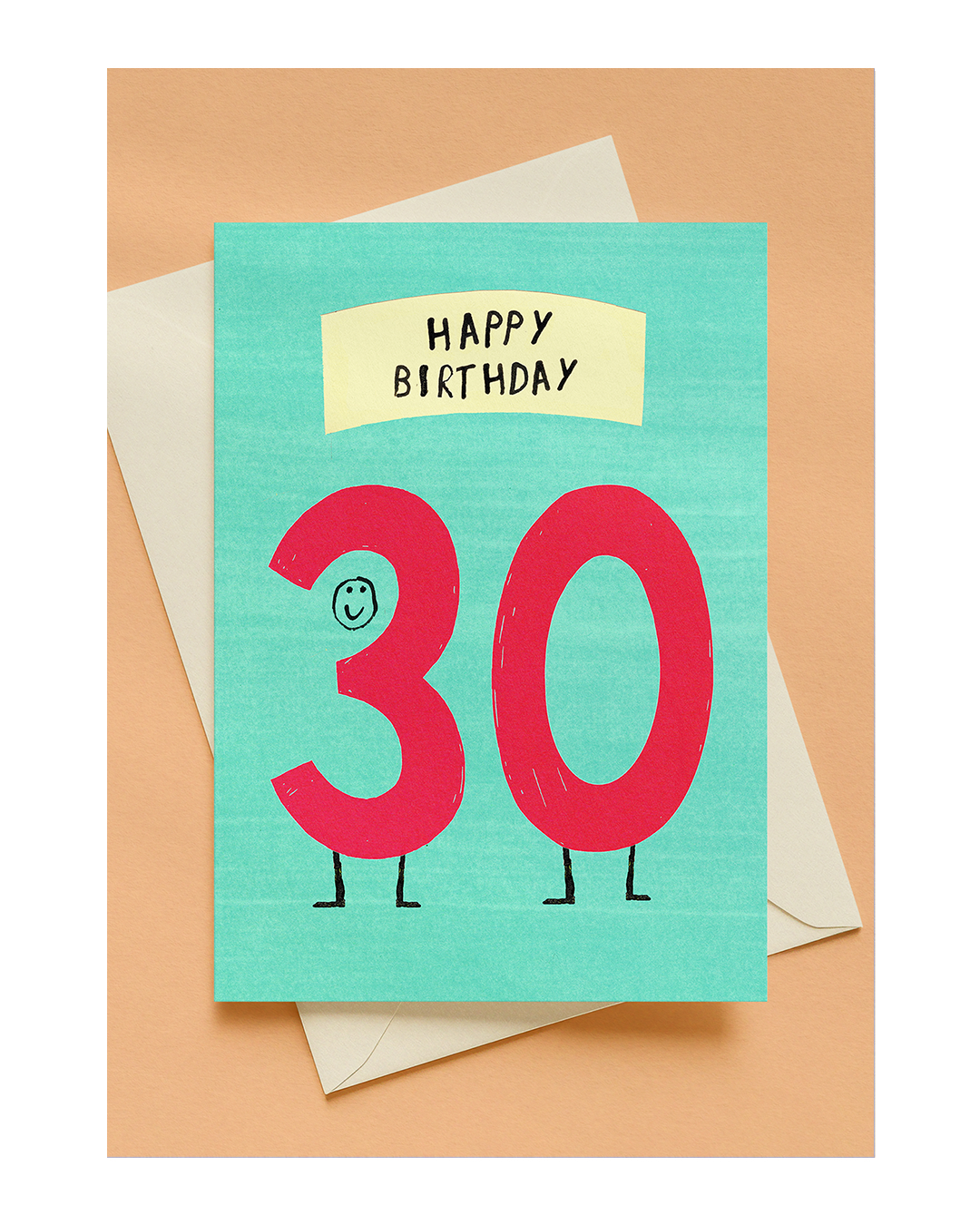 HAPPY 30TH BIRTHDAY A6 GREETING CARD