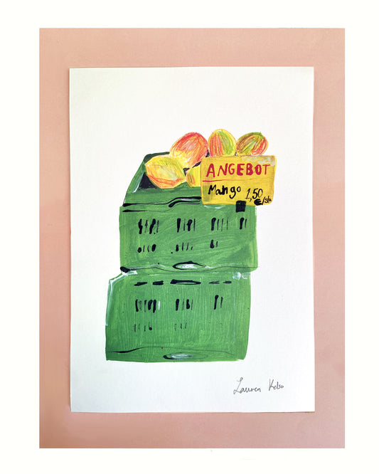 German Mangoes Illustration Print