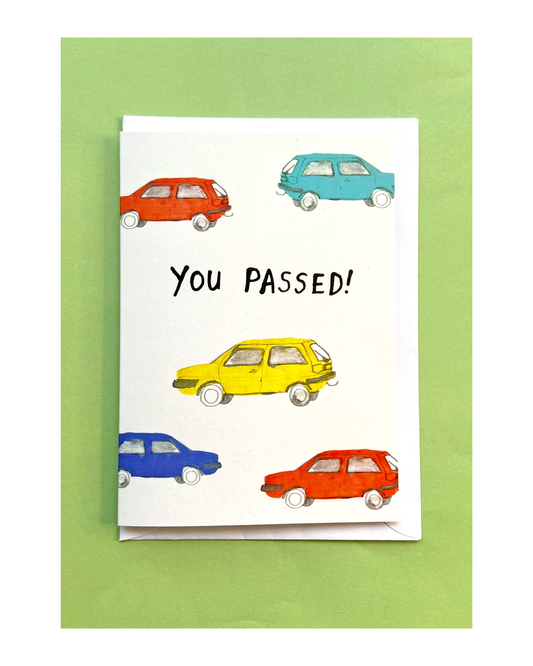 You Passed! A6 Greeting Card