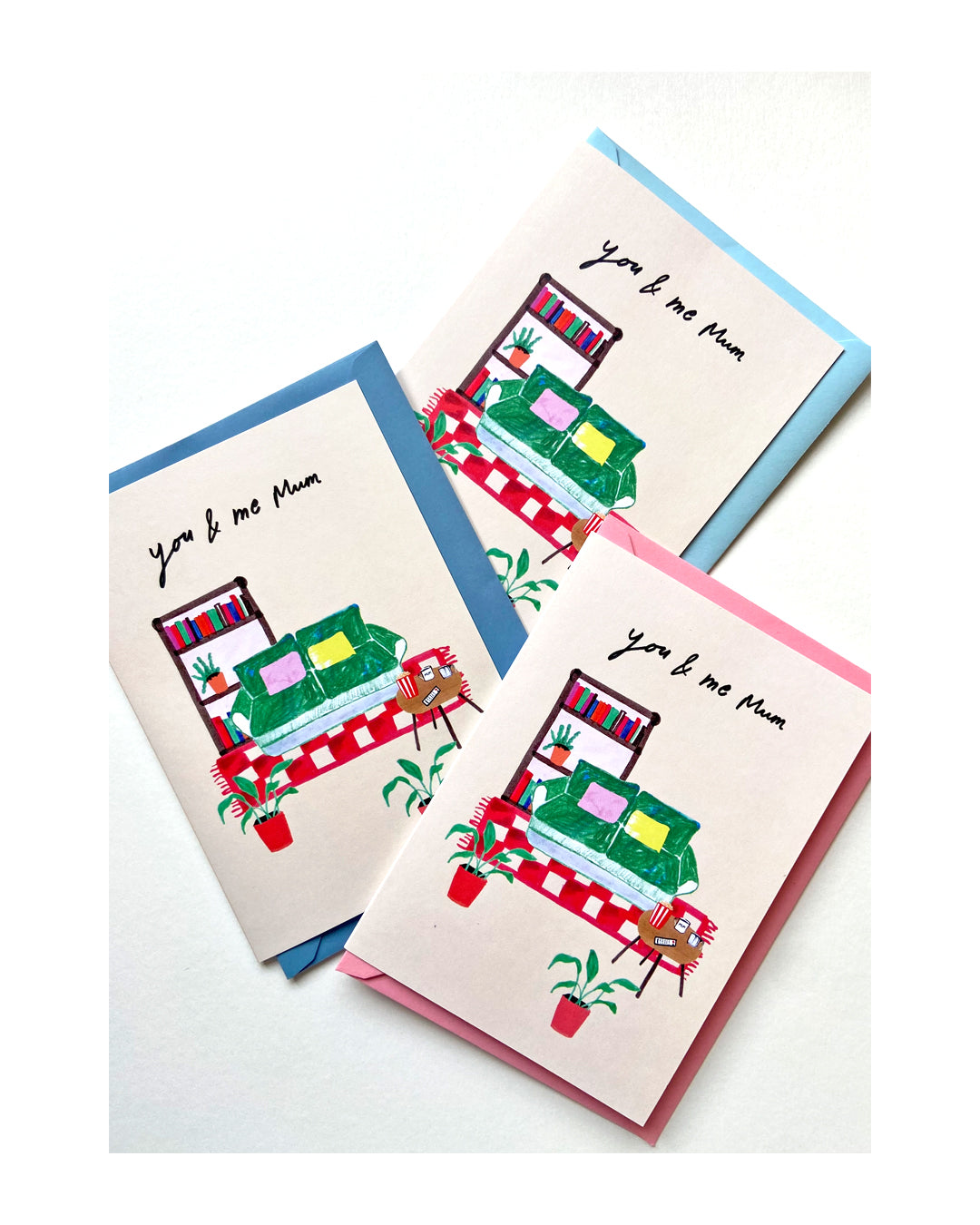 'YOU & ME MUM' A6 GREETING CARD