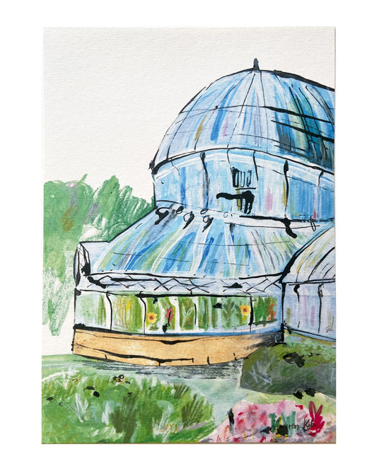 Belfast Botanic Gardens Illustration Print