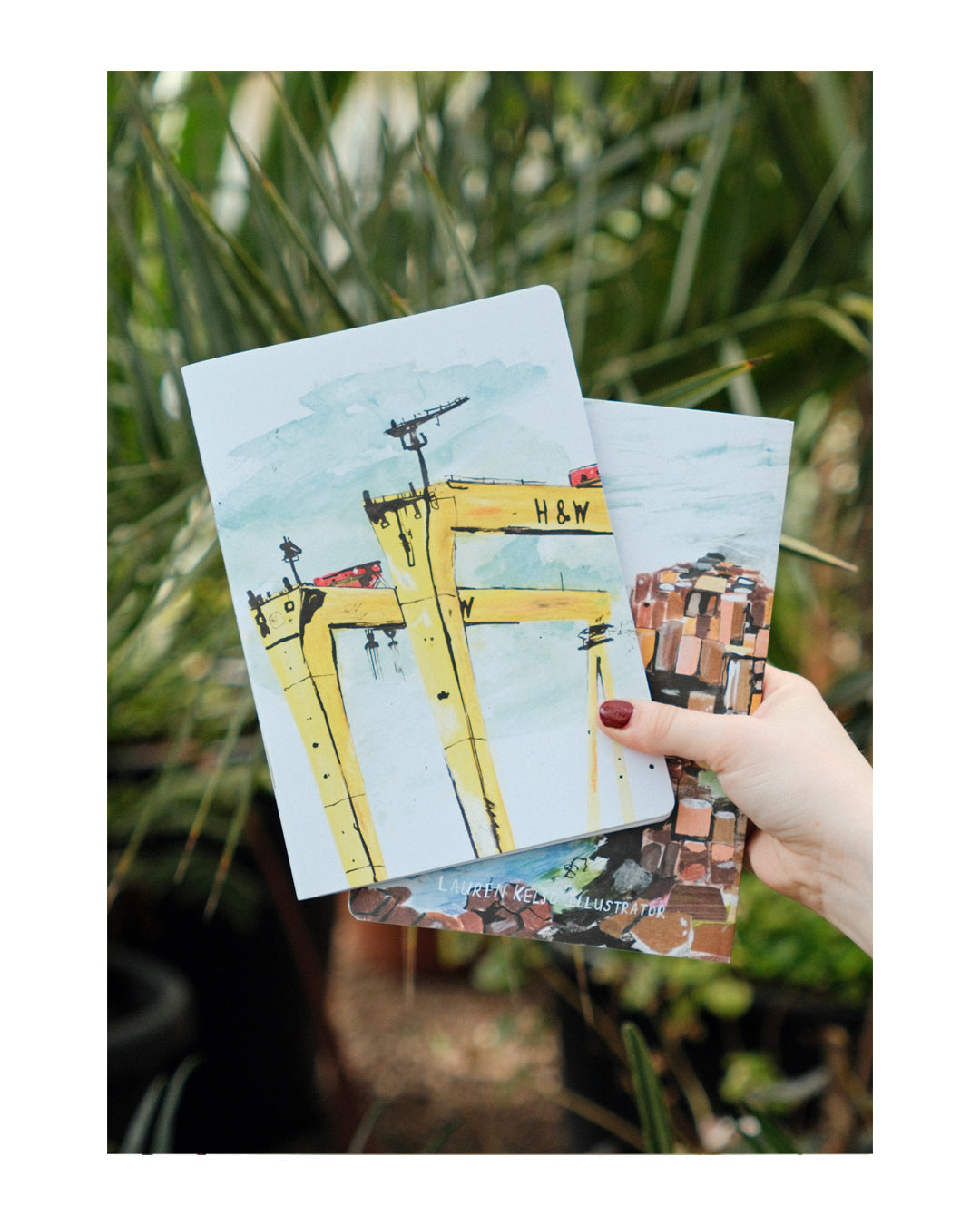 BELFAST CRANES A5 NOTEBOOK