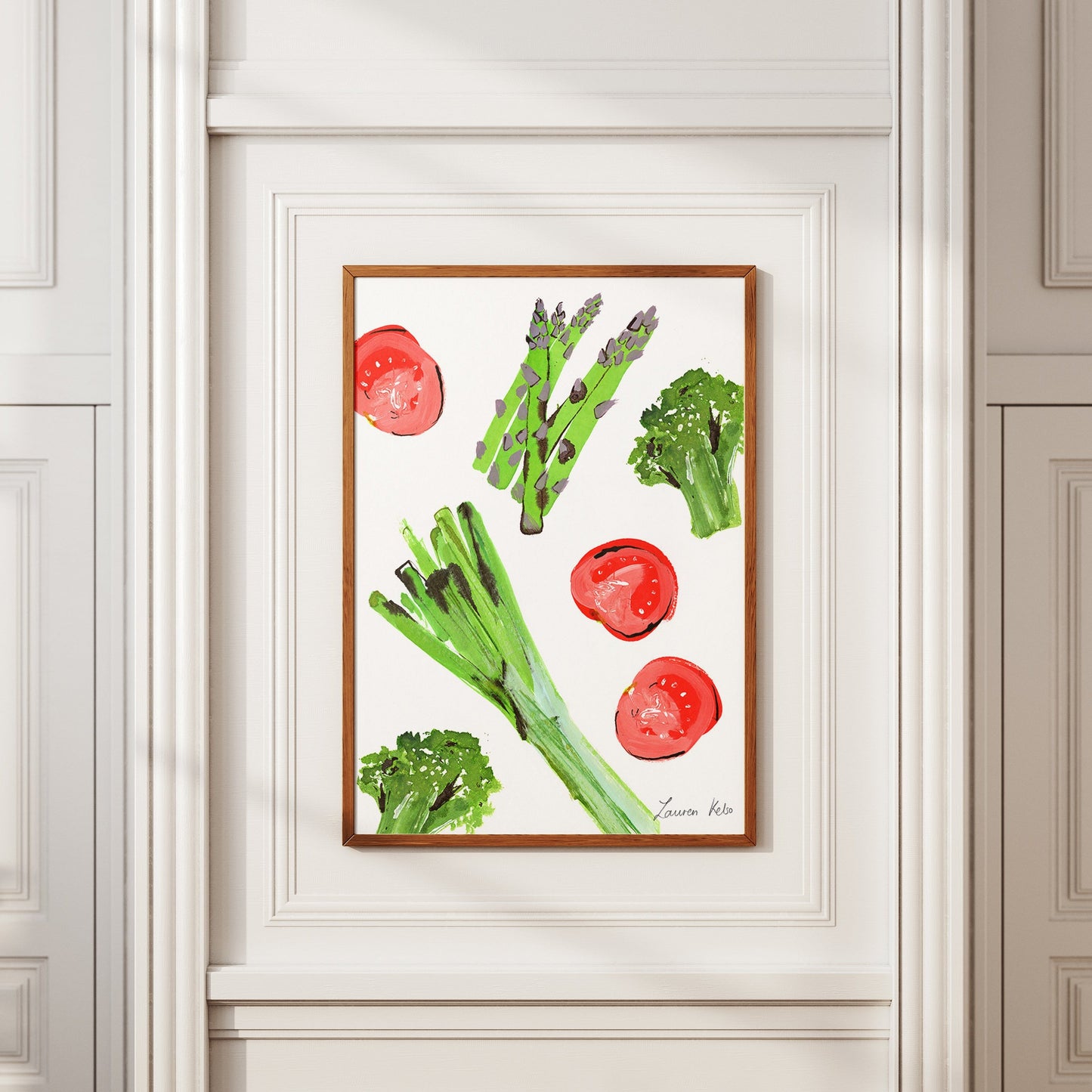 Fresh Vegetables Illustration Print