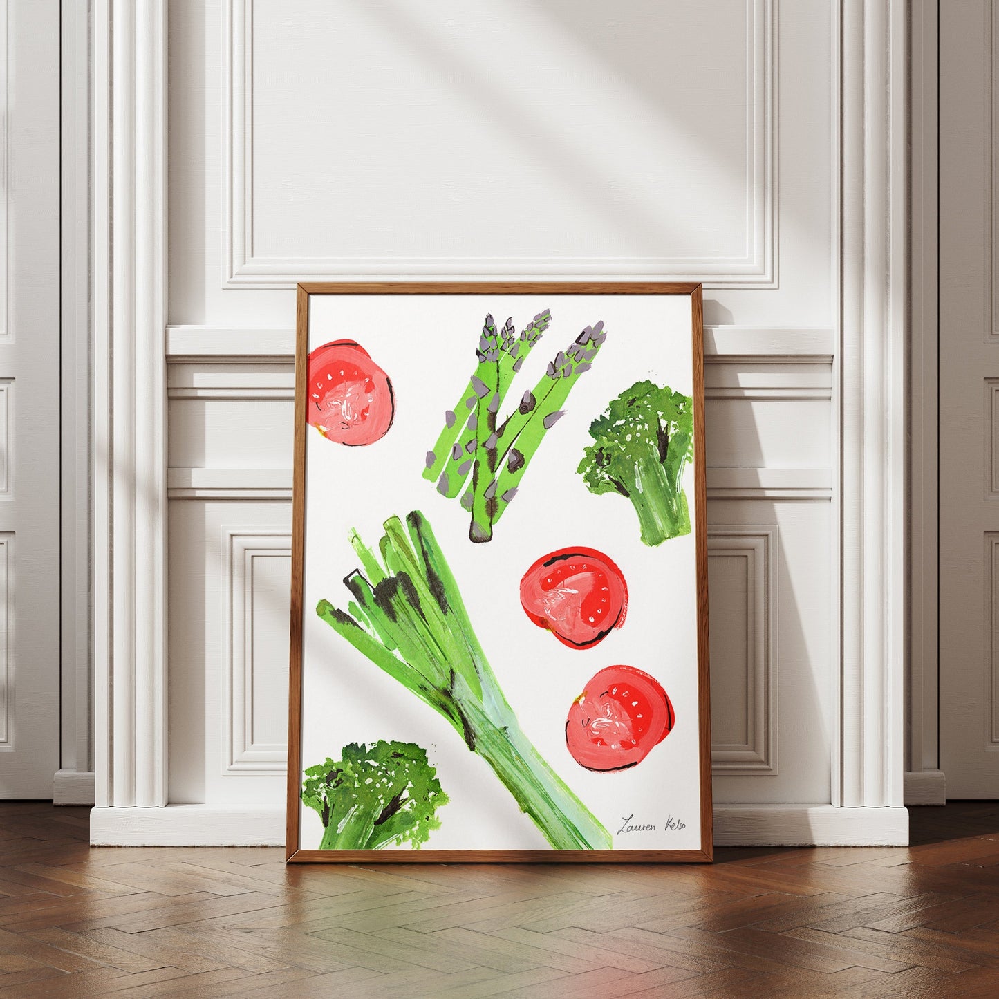 Fresh Vegetables Illustration Print