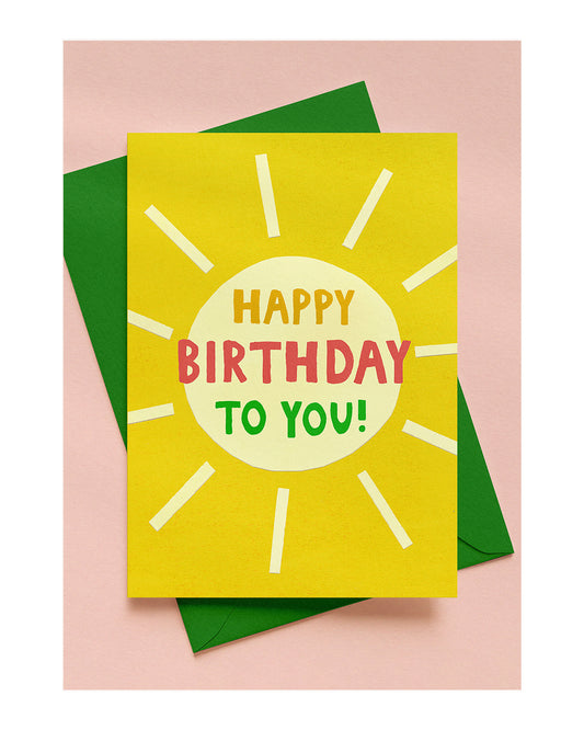 HAPPY BIRTHDAY A6 GREETING CARD