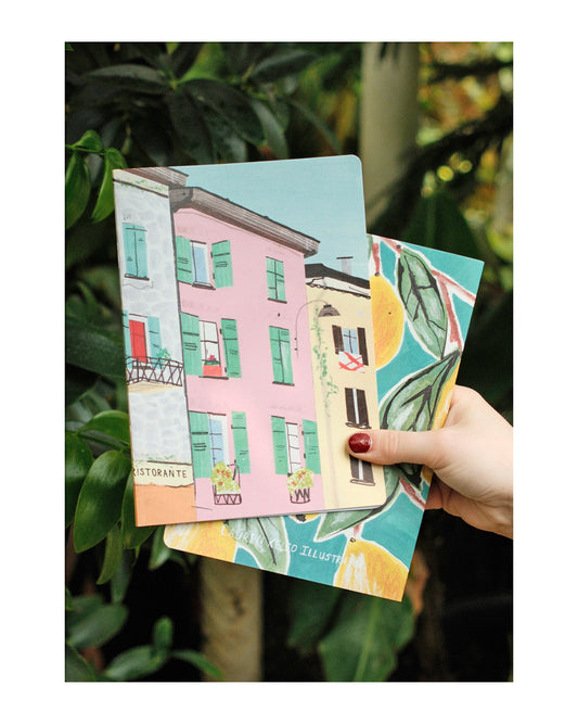 'ITALIAN HOUSES A5 NOTEBOOK'