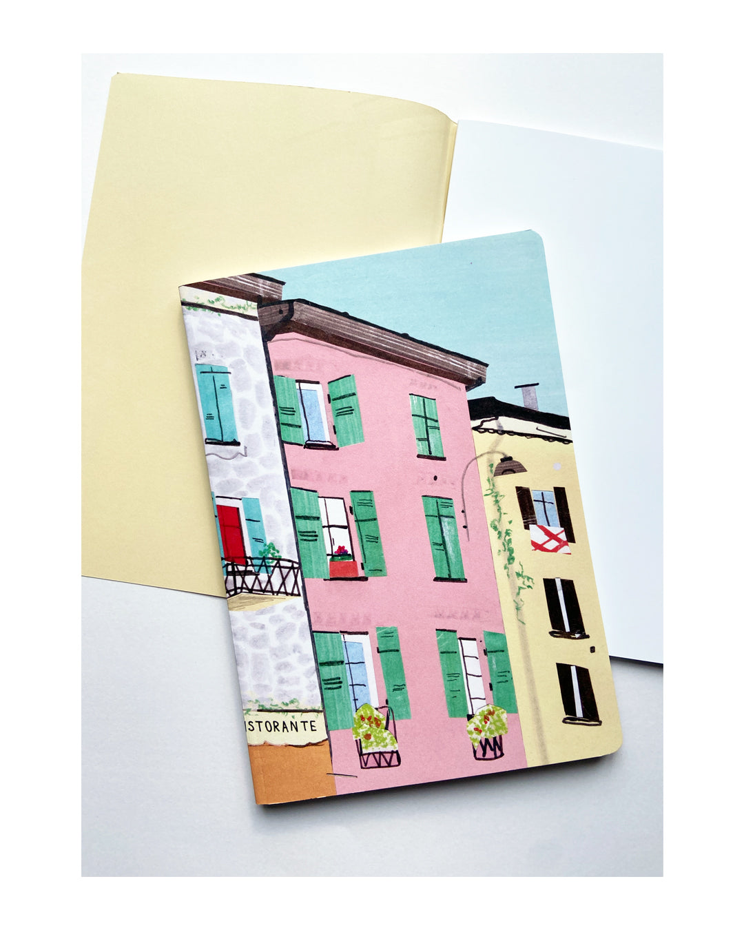 'ITALIAN HOUSES' A5 SOFT BACK NOTEBOOK
