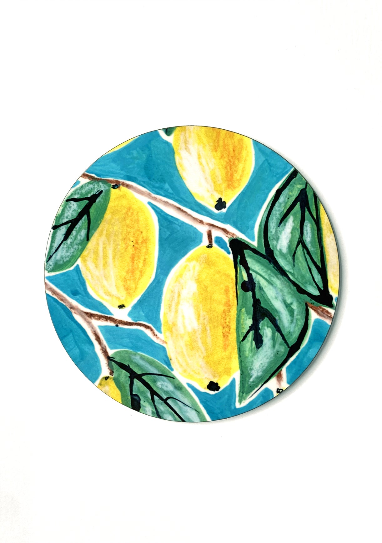 LEMONS CIRCLE COASTER