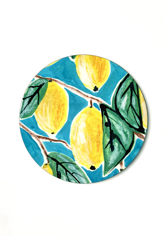 LEMONS CIRCLE COASTER