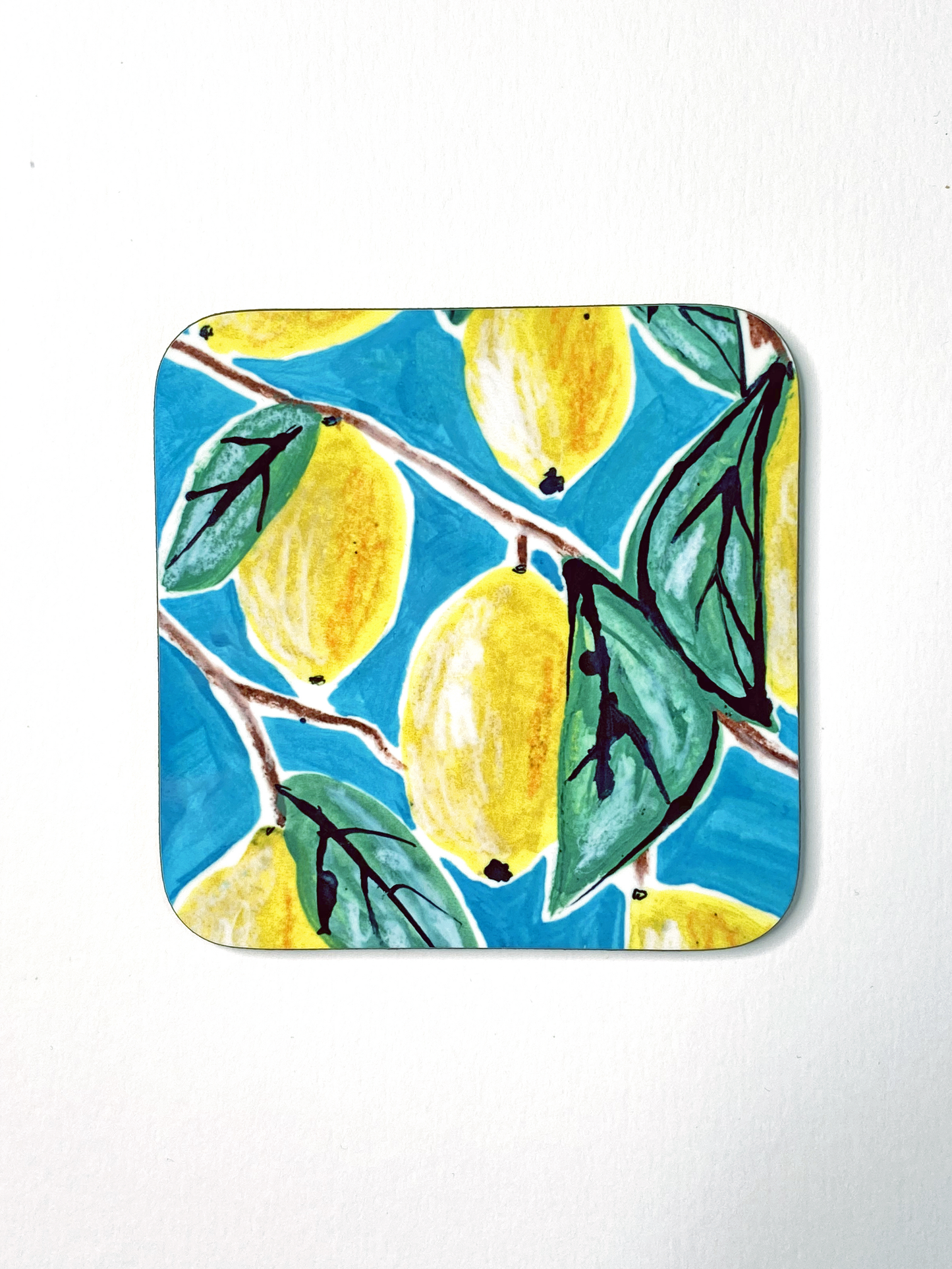 LEMONS SQUARE COASTER