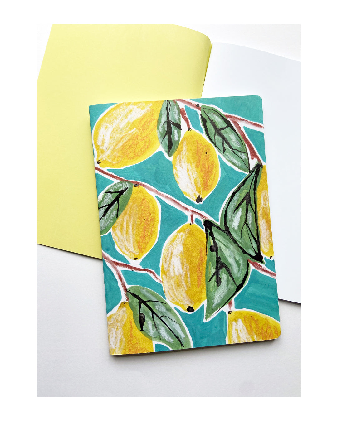 LEMONS A5 SOFT BACK NOTEBOOK