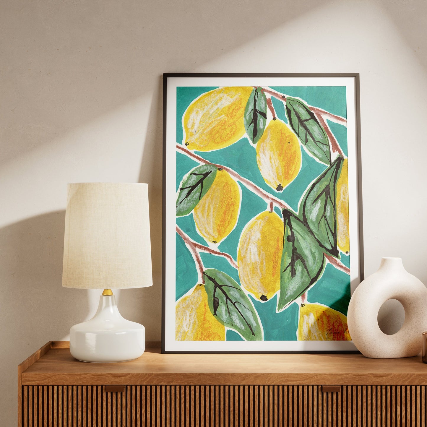 'Lemons' Illustration Print