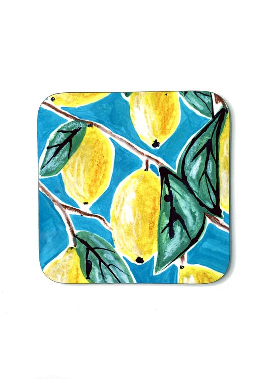 LEMONS SQUARE COASTER