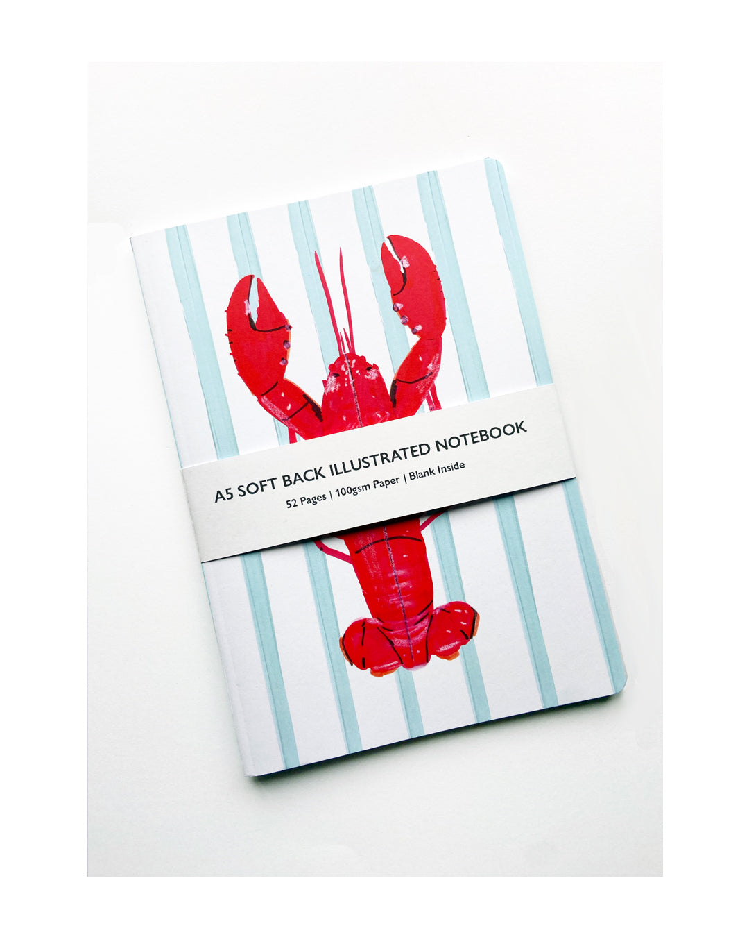 'LOBSTER' A5 SOFT BACK NOTEBOOK