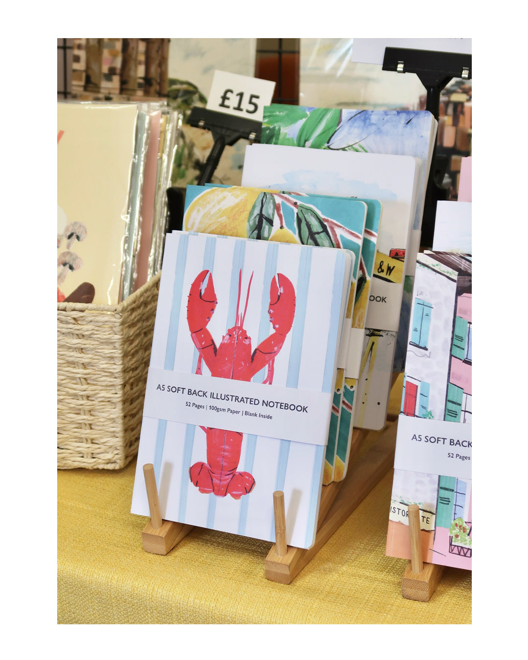 'LOBSTER A5 SOFT BACK NOTEBOOK'