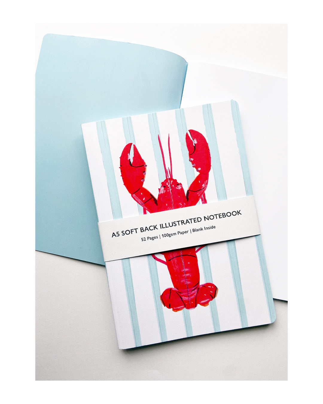 'LOBSTER' A5 SOFT BACK NOTEBOOK