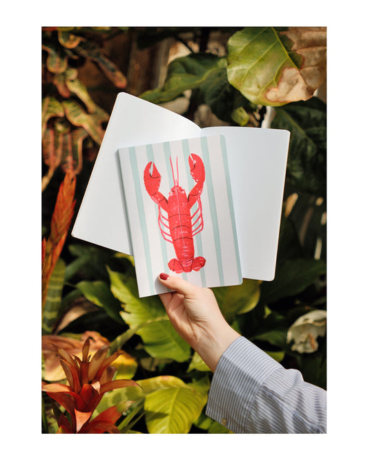 'LOBSTER A5 SOFT BACK NOTEBOOK'