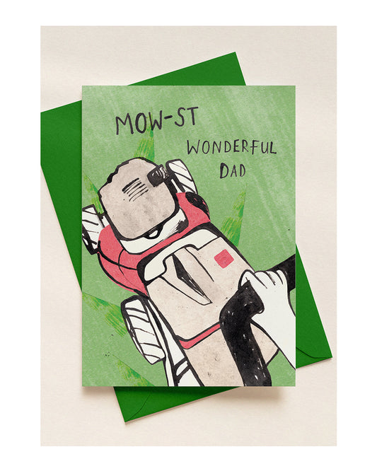 MOW-ST WONDERFUL DAD A6 GREETING CARD